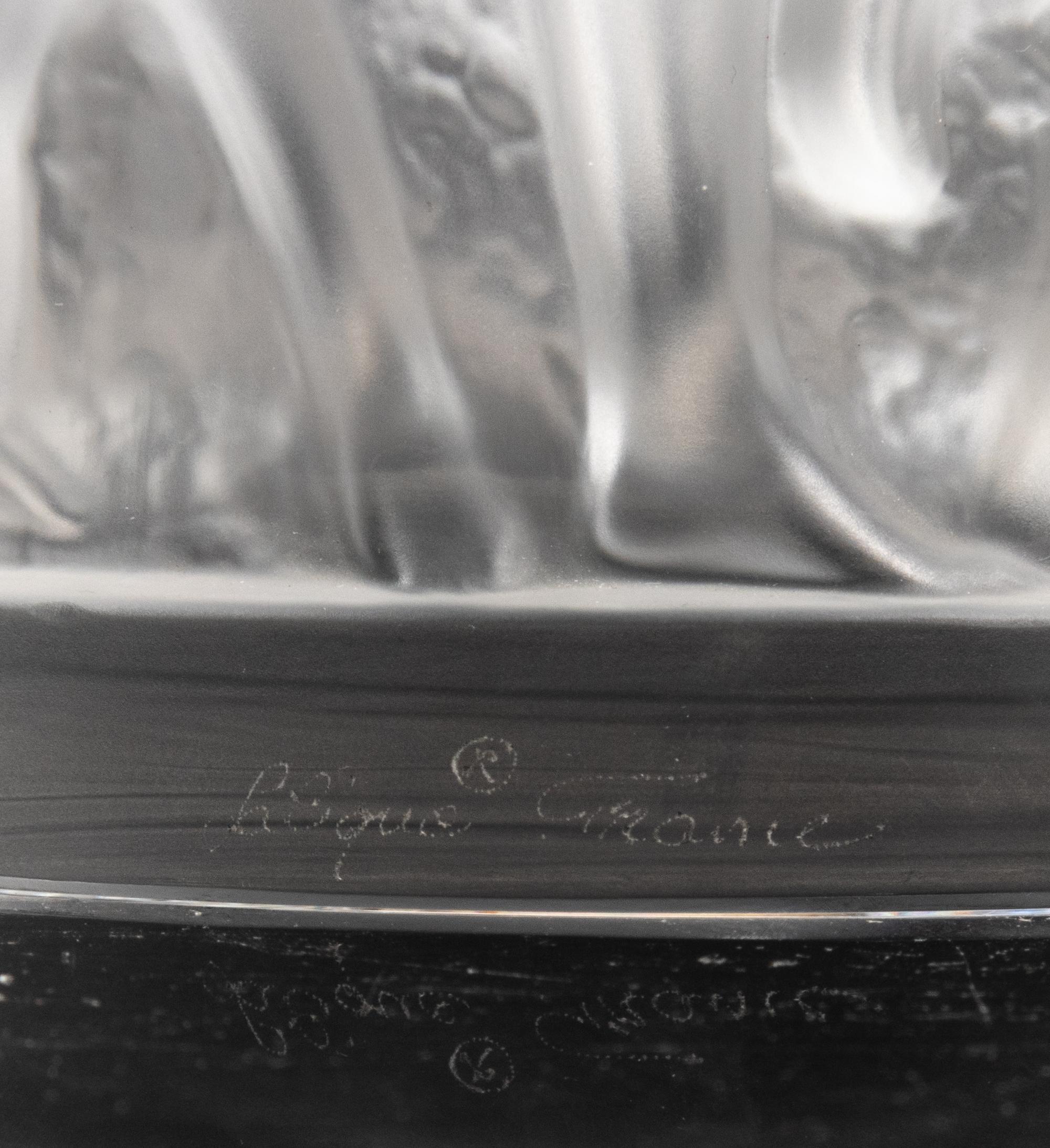 A Lalique Bacchantes Vase