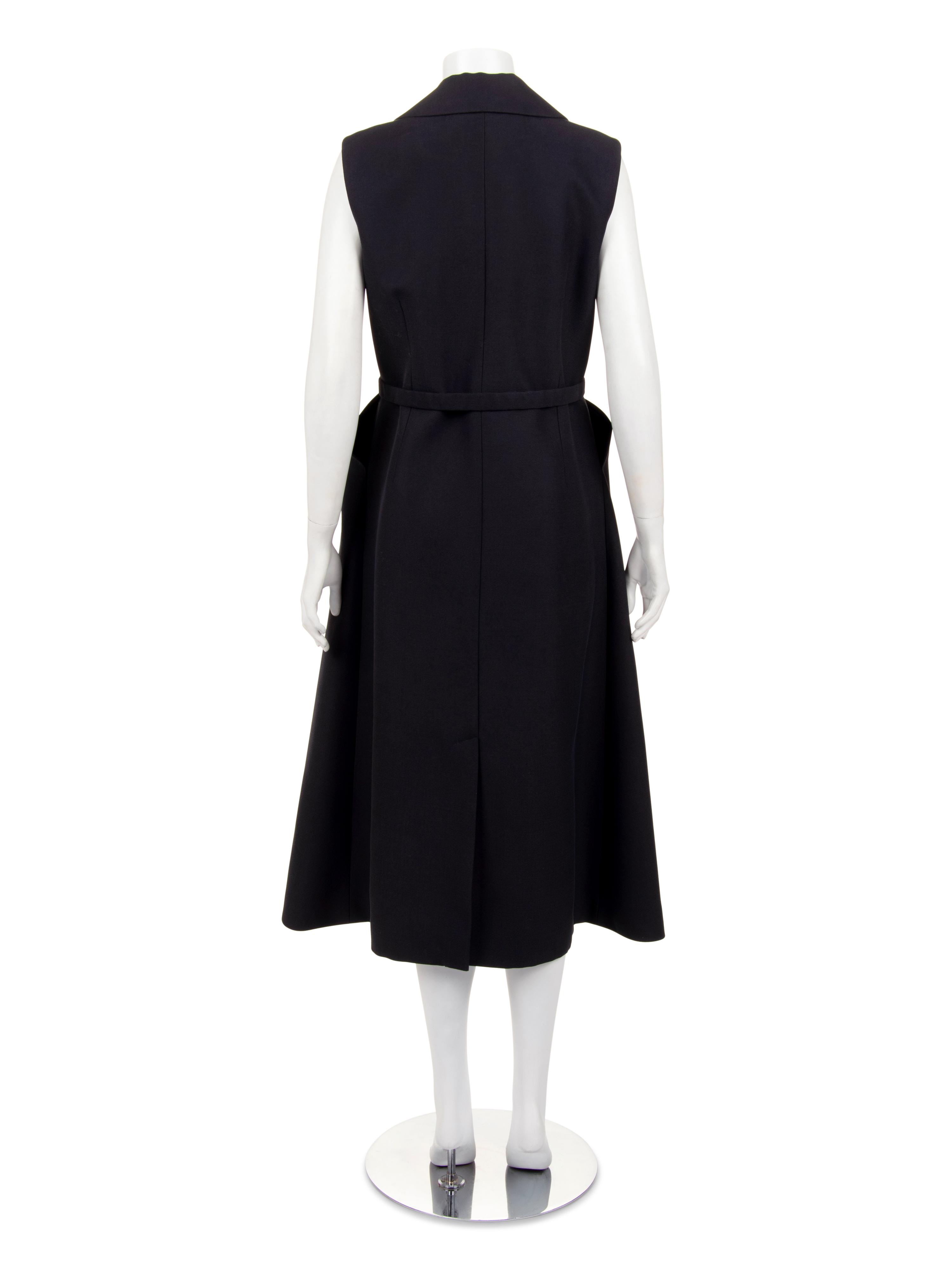 Christian Dior Silk Sleeveless Dress with Belt