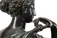 A Continental Neoclassical Bronze Figure