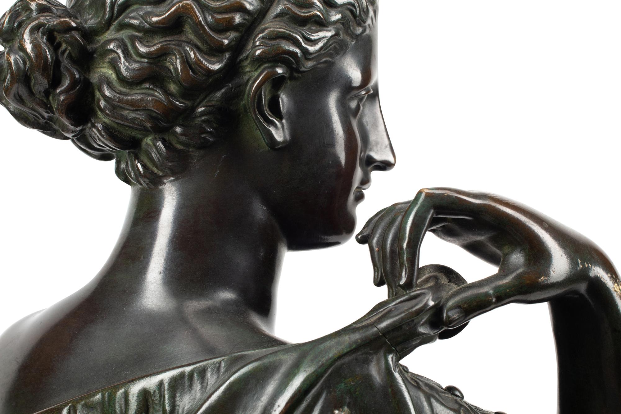 A Continental Neoclassical Bronze Figure