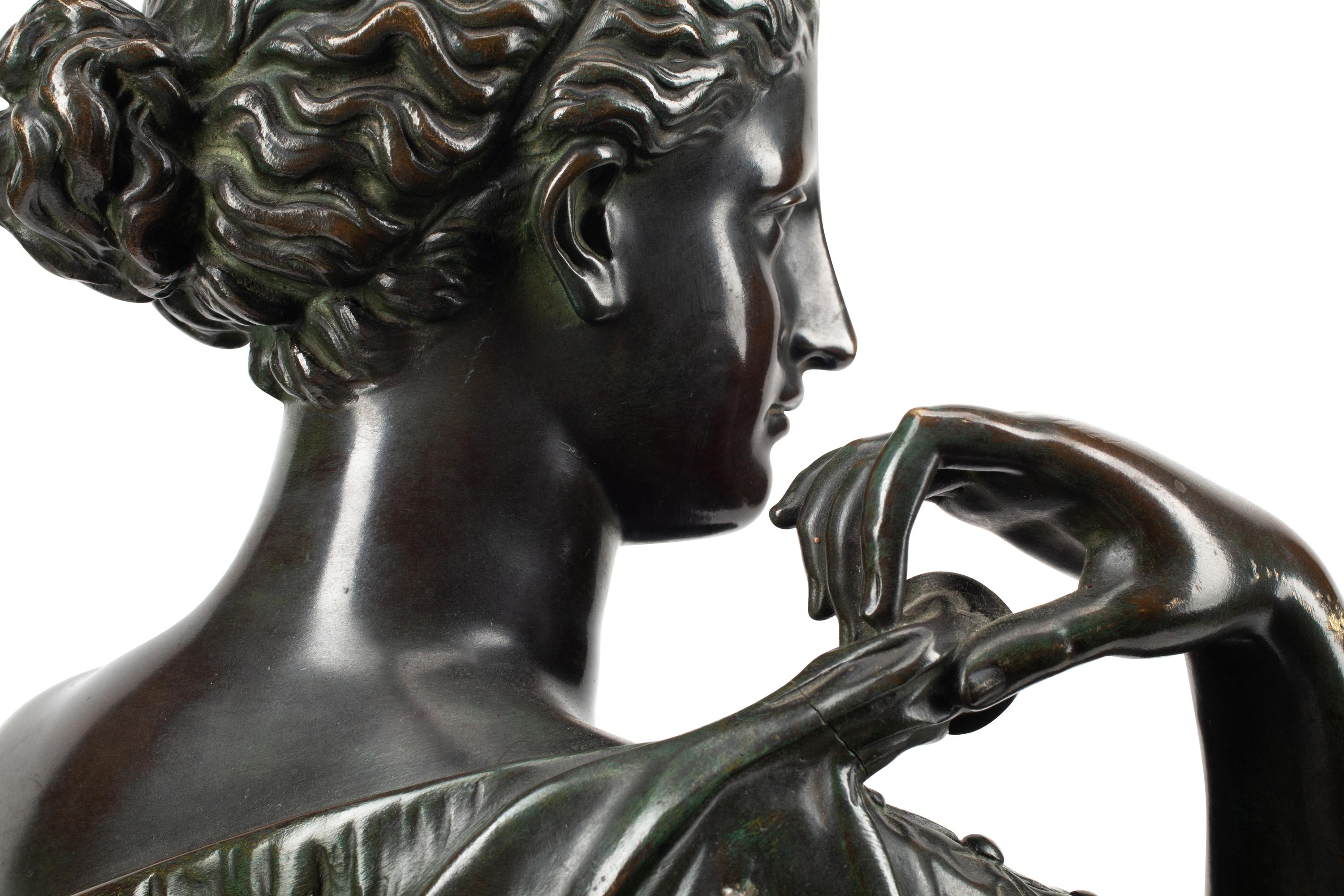 A Continental Neoclassical Bronze Figure