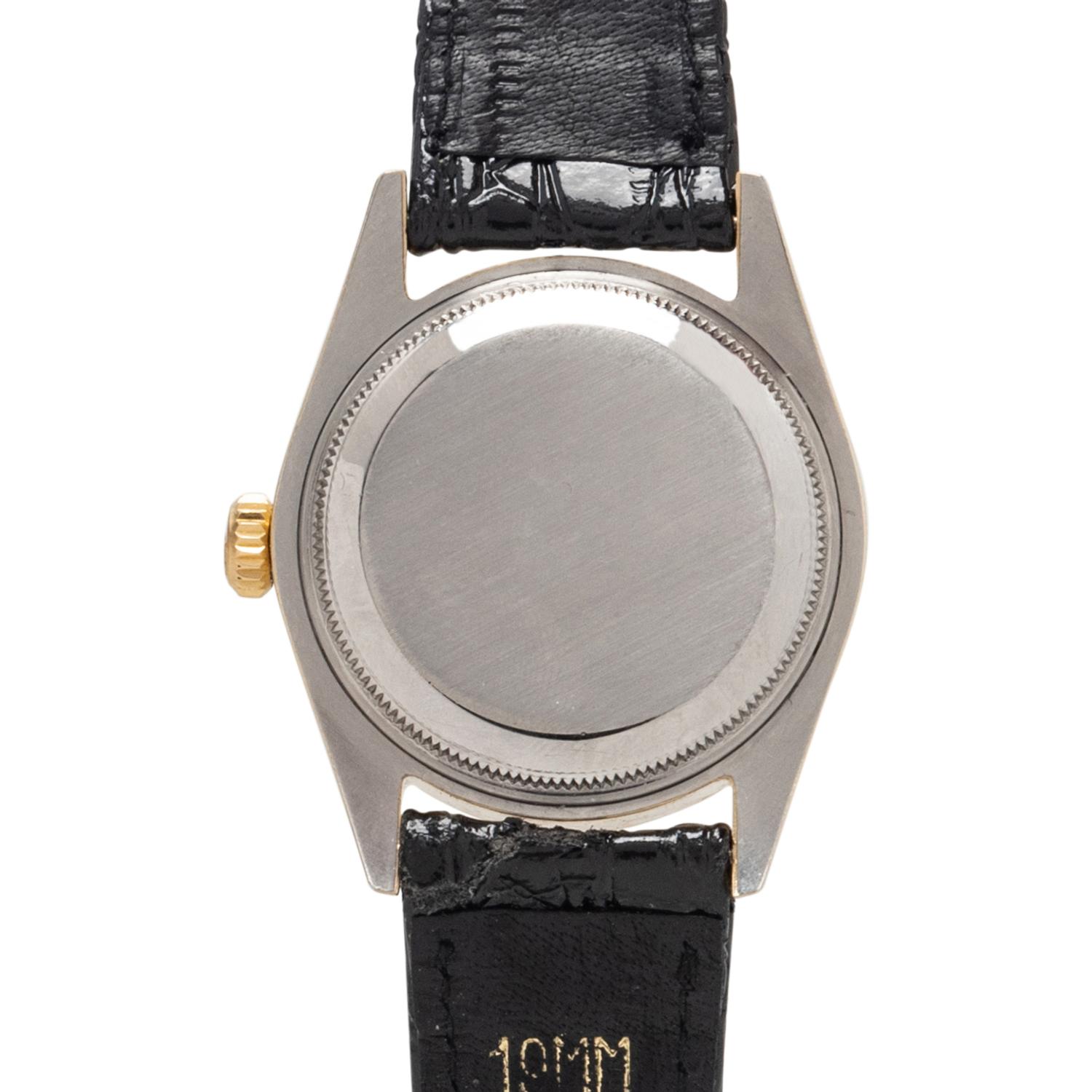 ROLEX, REF. 6634 14K YELLOW GOLD AND STAINLESS STEEL 'OYSTER PERPETUAL' WATCH