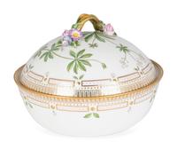 A Royal Copenhagen Flora Danica Porcelain Covered Vegetable Dish