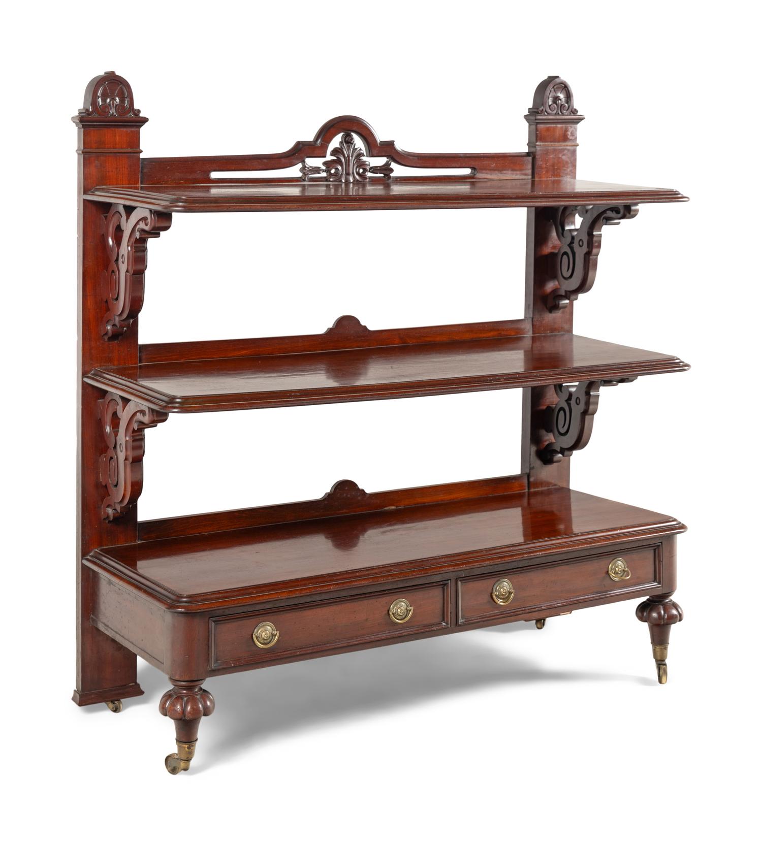 A Late William IV Mahogany Server