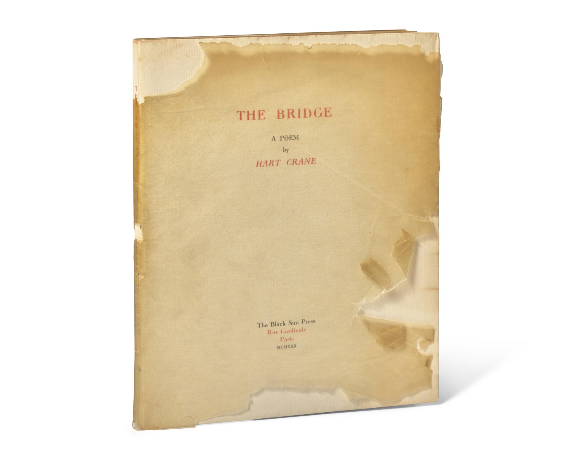 [Black Sun Press] Crane, Hart. The Bridge