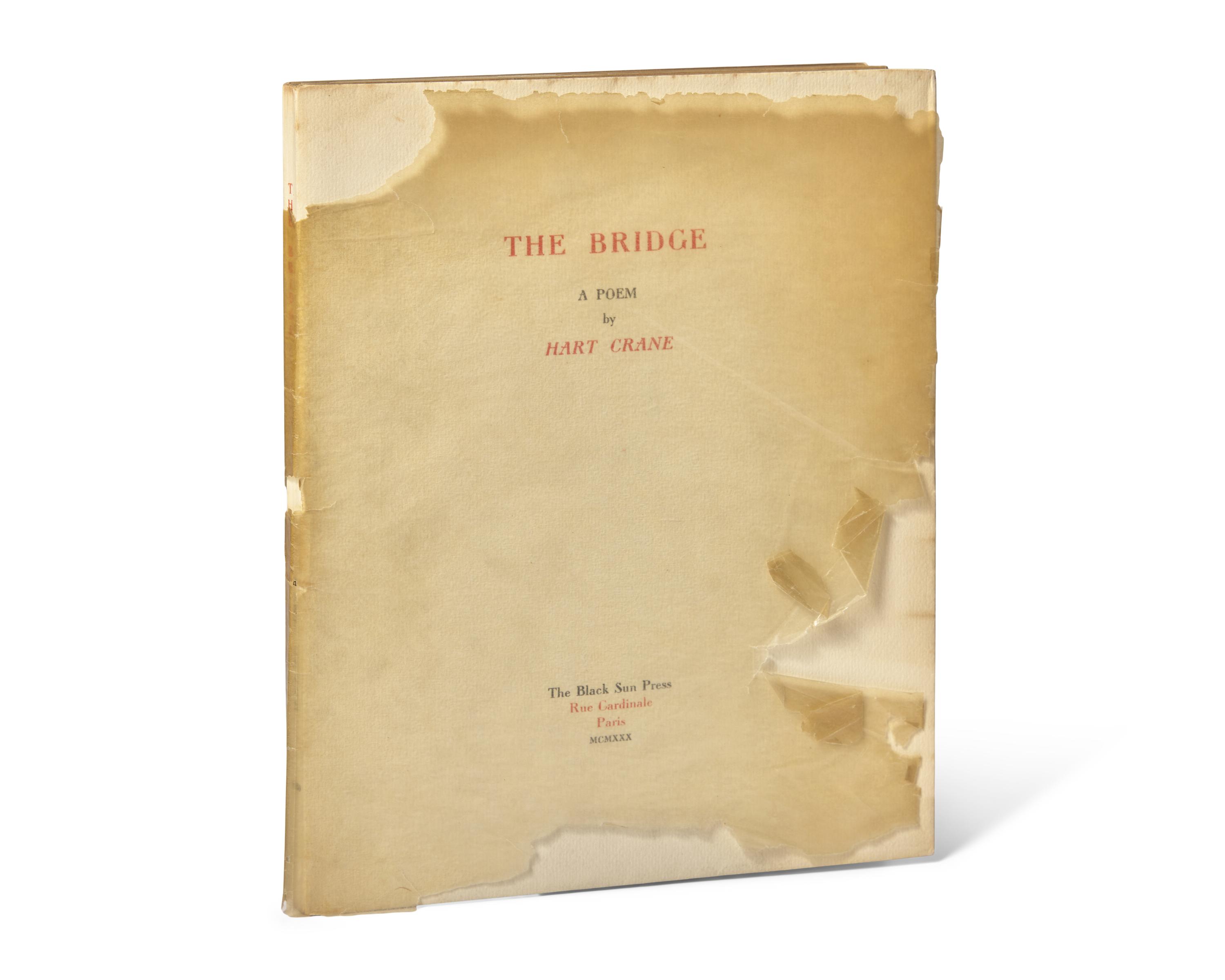 [Black Sun Press] Crane, Hart. The Bridge