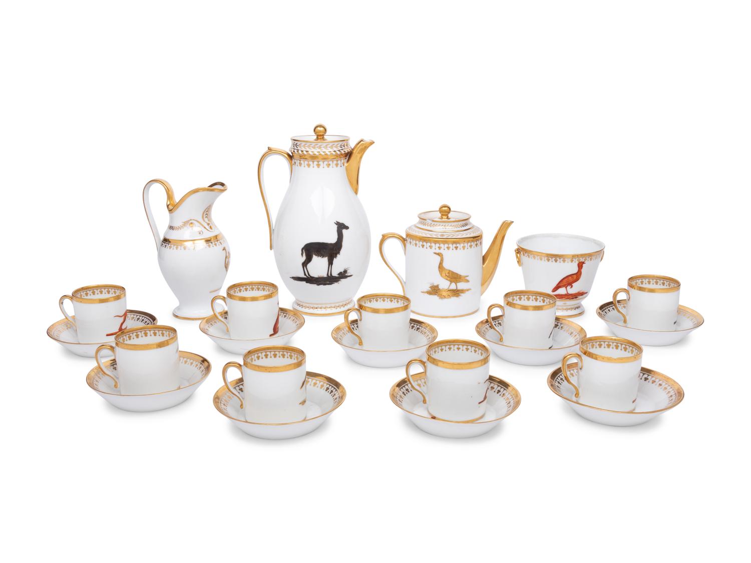 A Paris (Nast) Porcelain Coffee Service