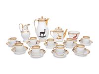 A Paris (Nast) Porcelain Coffee Service