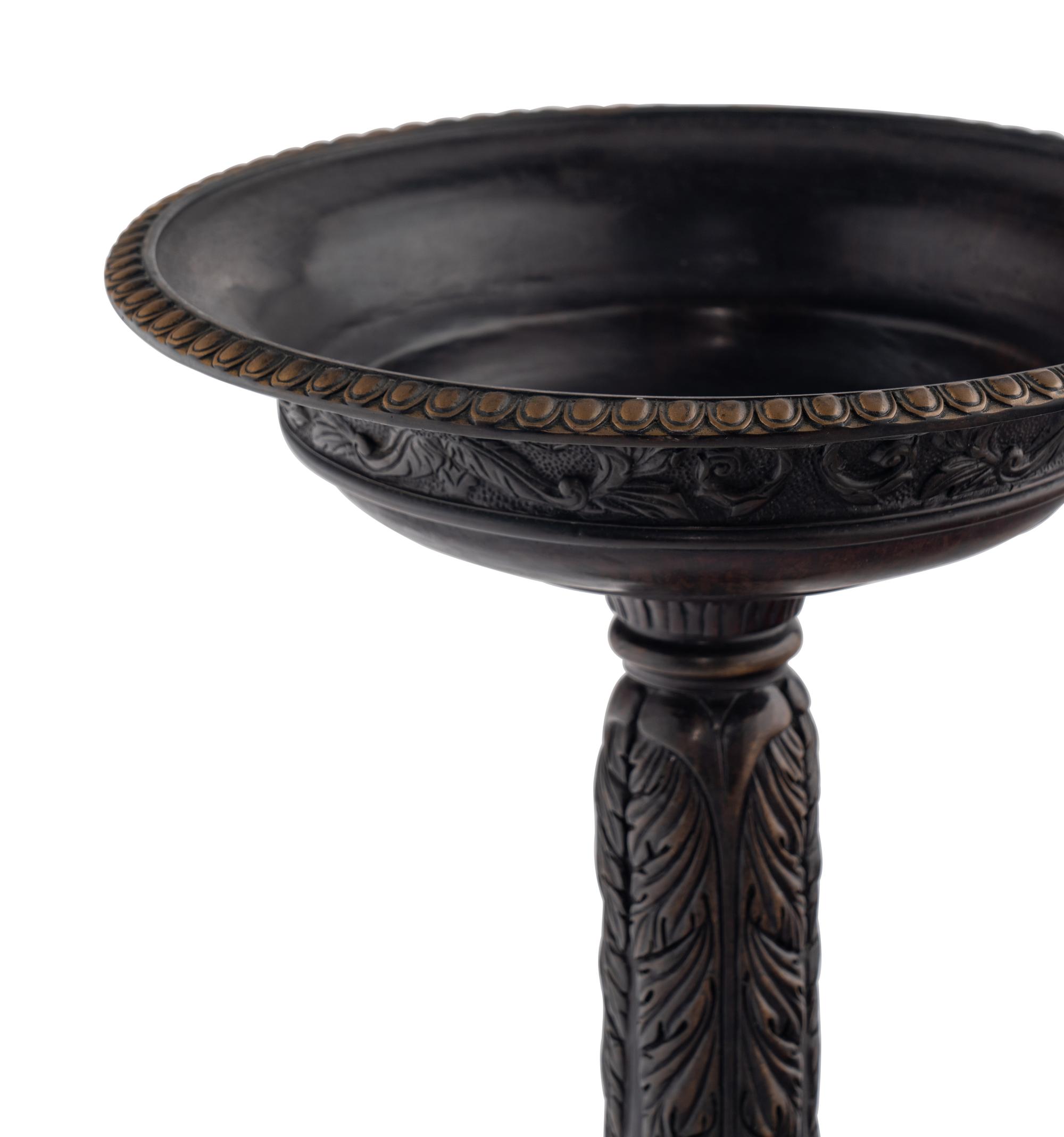 A Continental Parcel Gilt Bronze and Marble Tazza
