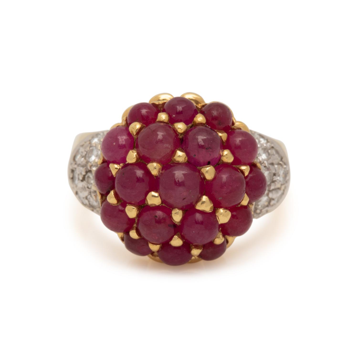 RUBY AND DIAMOND RING
