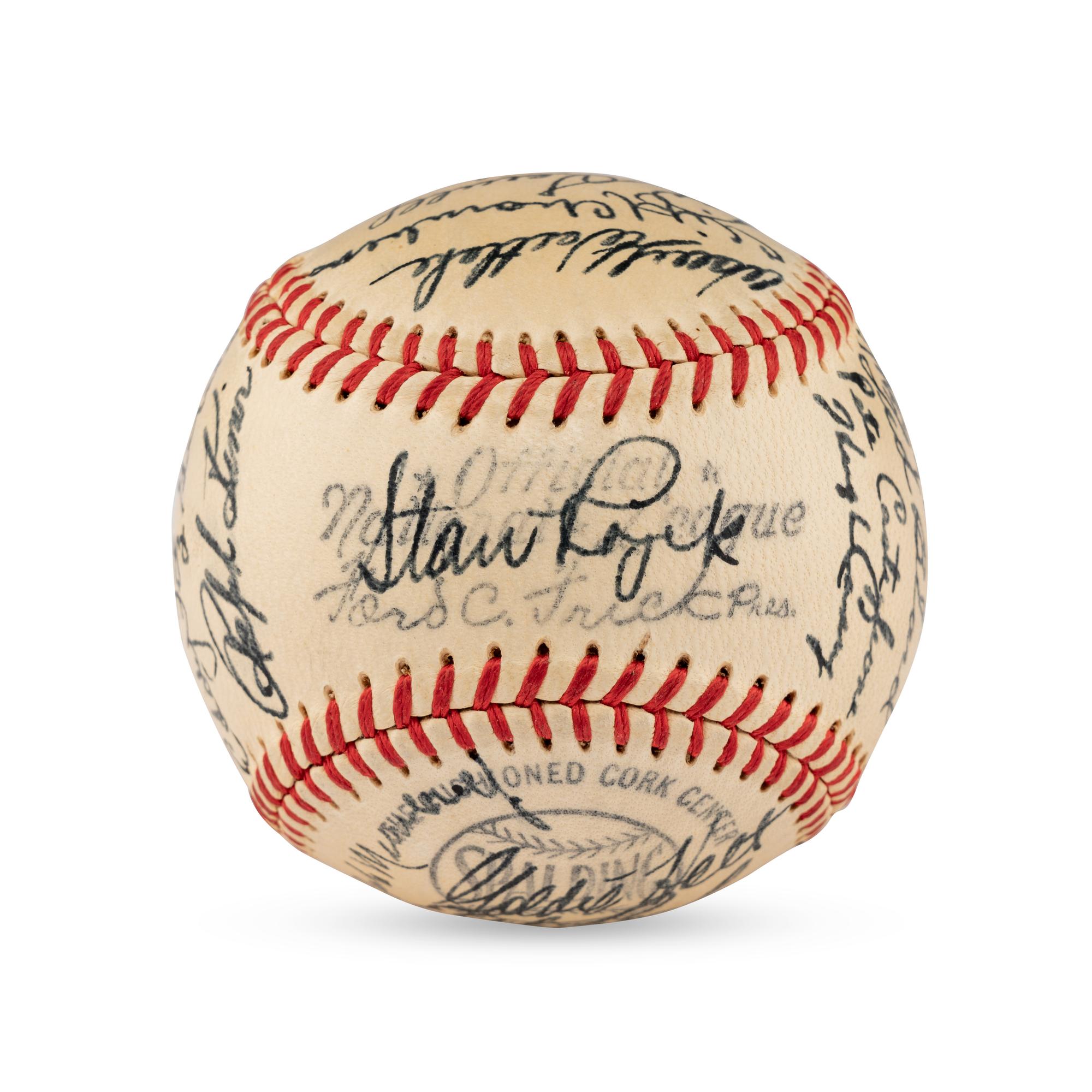 A 1949 Pittsburgh Pirates Team Signed Autograph Baseball (Beckett Authentication Services)