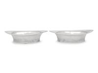 A Pair of American Silver Serving Bowls