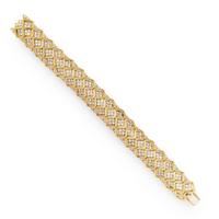 Hammerman Brothers, Yellow Gold and Diamond Bracelet