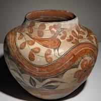 Zia Polychrome Pottery Olla