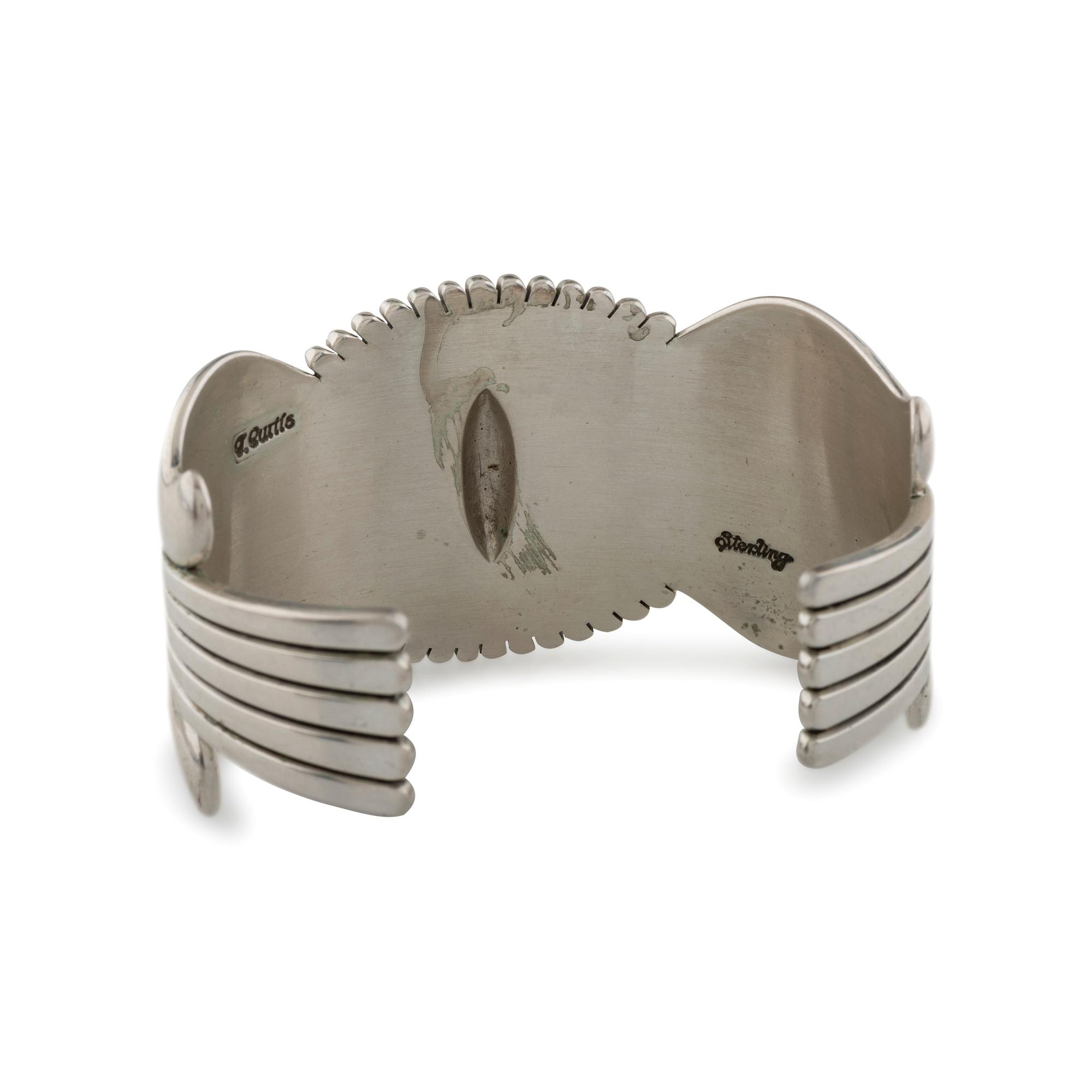 Cast Sterling Silver Cuff Bracelet