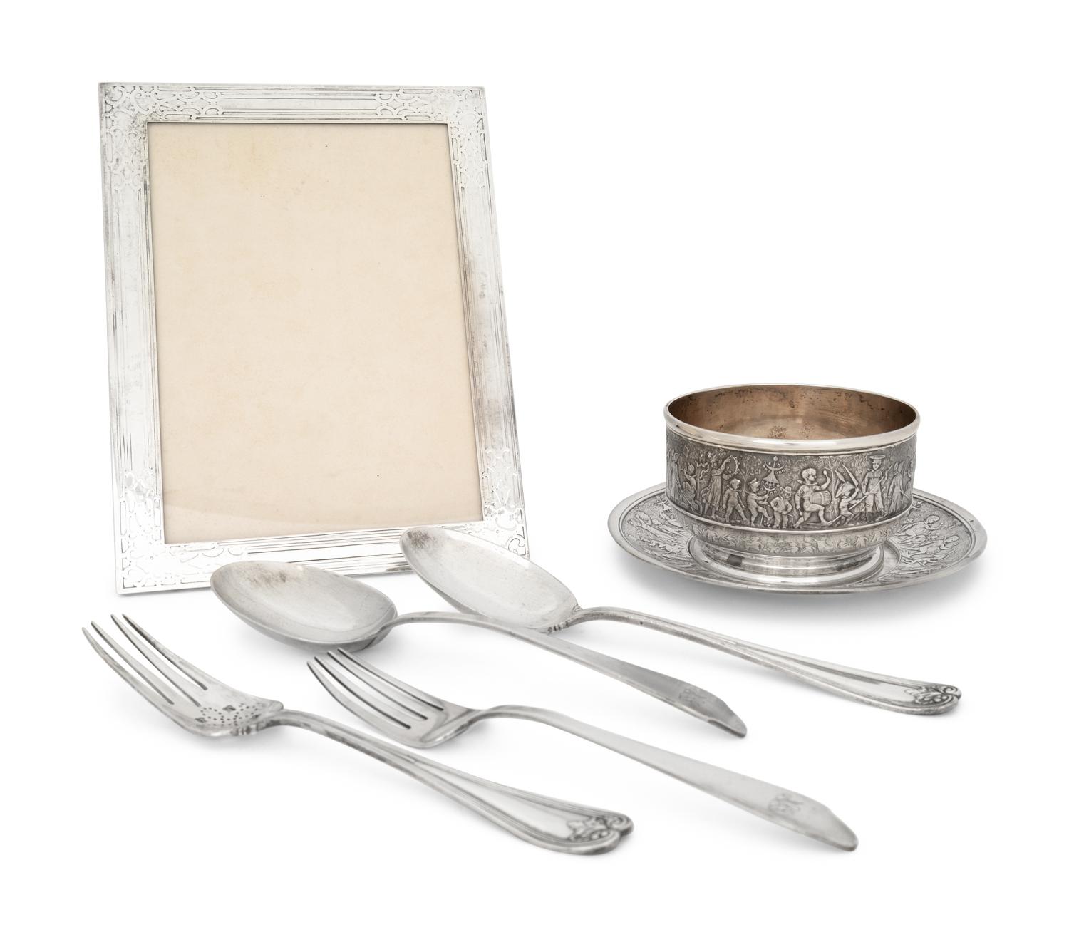 Seven Tiffany and Co. Silver Articles