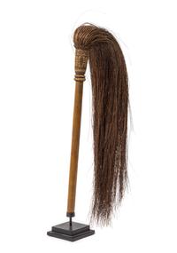 A Rare Chinese Monk's Fly Whisk 18TH/19TH CENTURY Length of handle 9 5/8 inches. — 18TH/19TH CENTURY