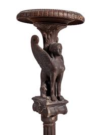 An Etruscan Revival Cast Metal Torchere