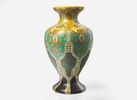 Zuid-Holland Gouda, Large "Old Time" Floor Vase