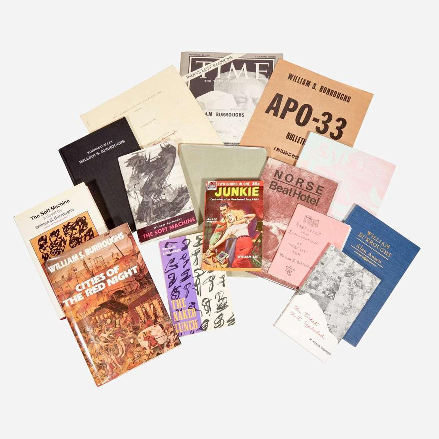 [Counter-Culture] Burroughs, William S. Group of 15 Titles, Including 8 Signed