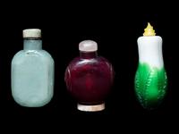 Seven Chinese Glass Snuff Bottles