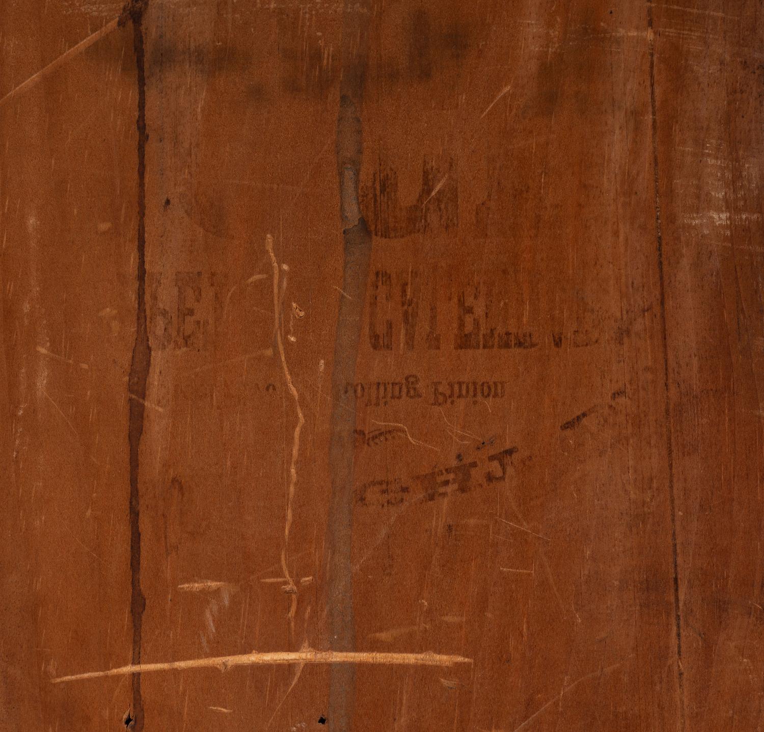 An American Walnut Calendar Clock