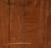 An American Walnut Calendar Clock