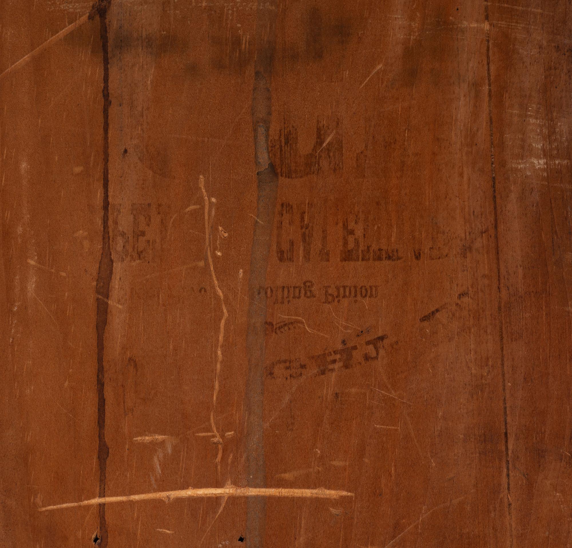 An American Walnut Calendar Clock