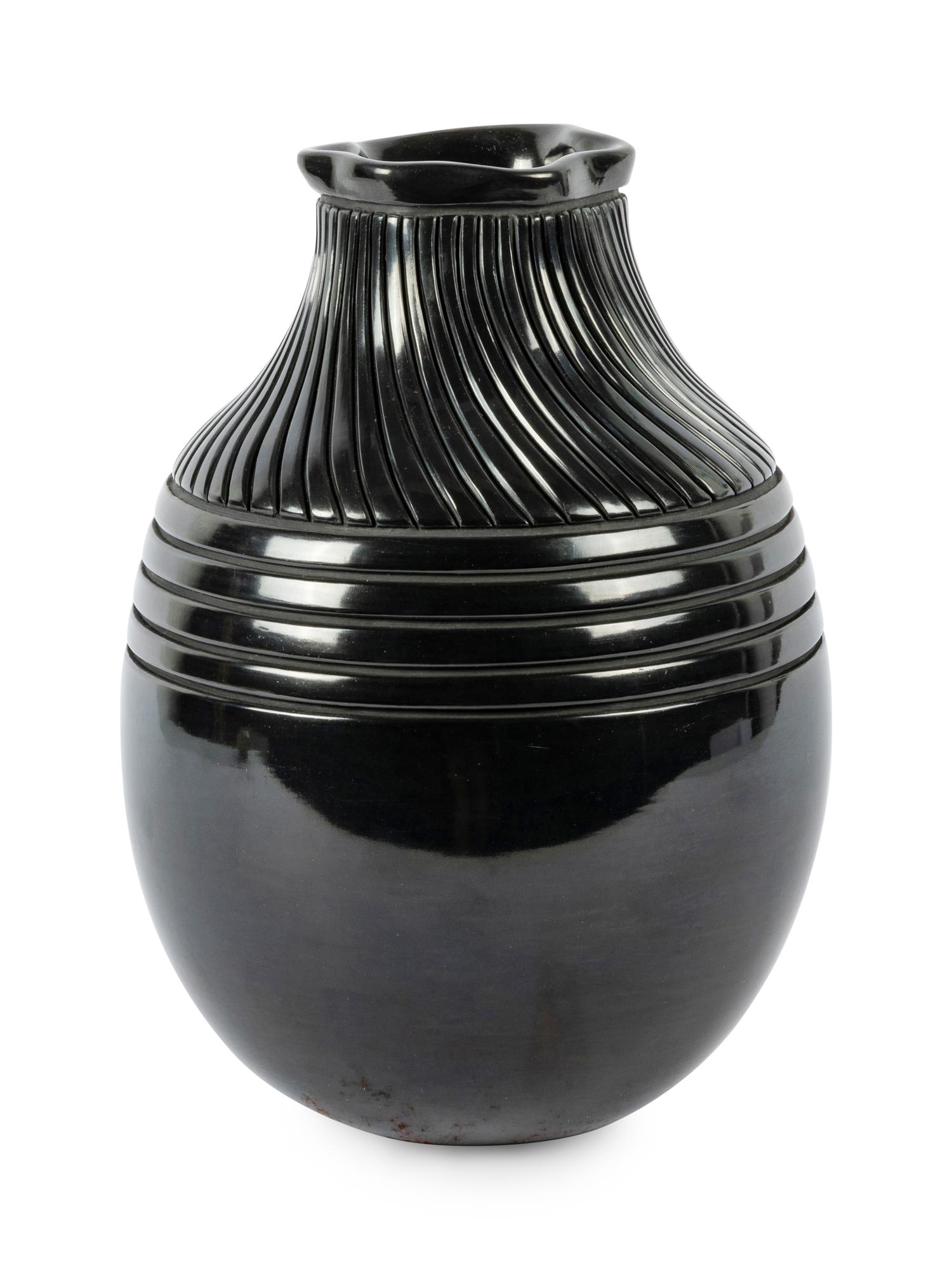 Blackware Pottery Jar