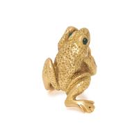 YELLOW GOLD FROG RING