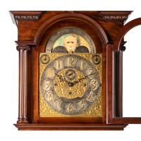 A Theodore B. Starr Mahogany Nine-Tube Tall-Case Case Clock