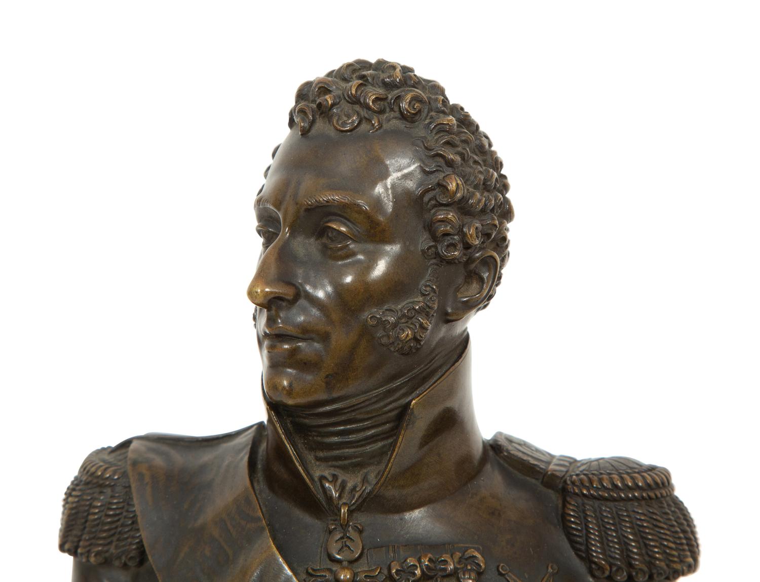 A Bronze Portrait Bust of Louis Philippe