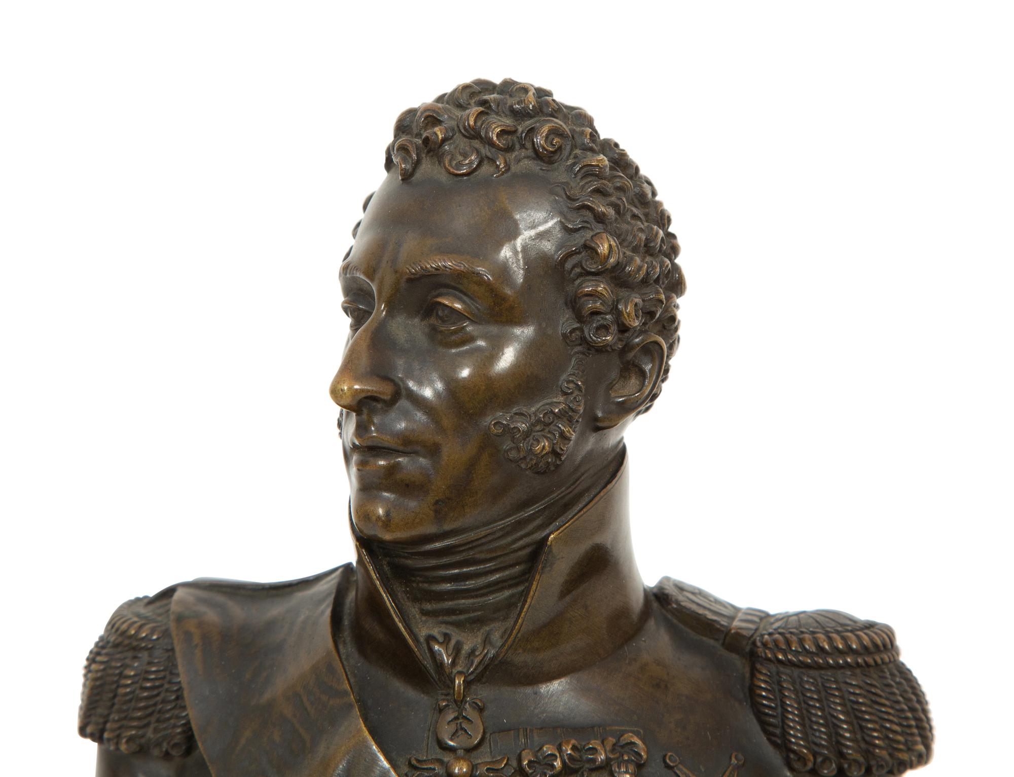 A Bronze Portrait Bust of Louis Philippe