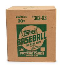A Case of 1983 Topps Baseball Cards (Standard Wax Pack, 20 Unopened Boxes, No. 362-83)