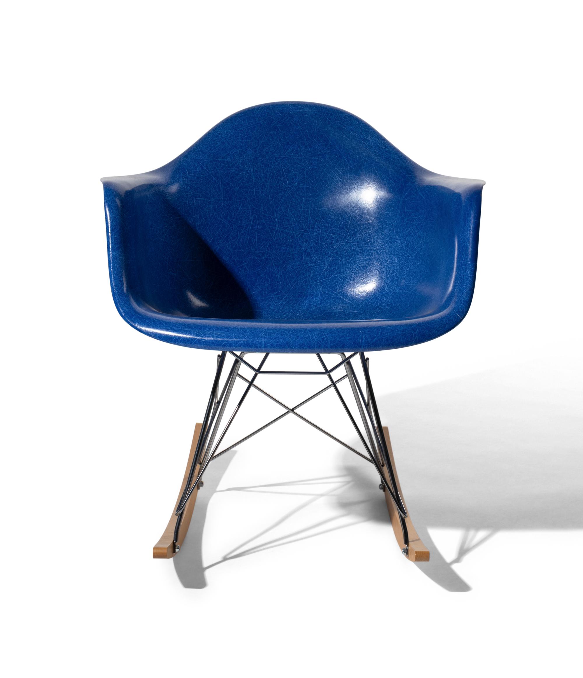 Blue RAR Chair and Table Herman Miller, USA