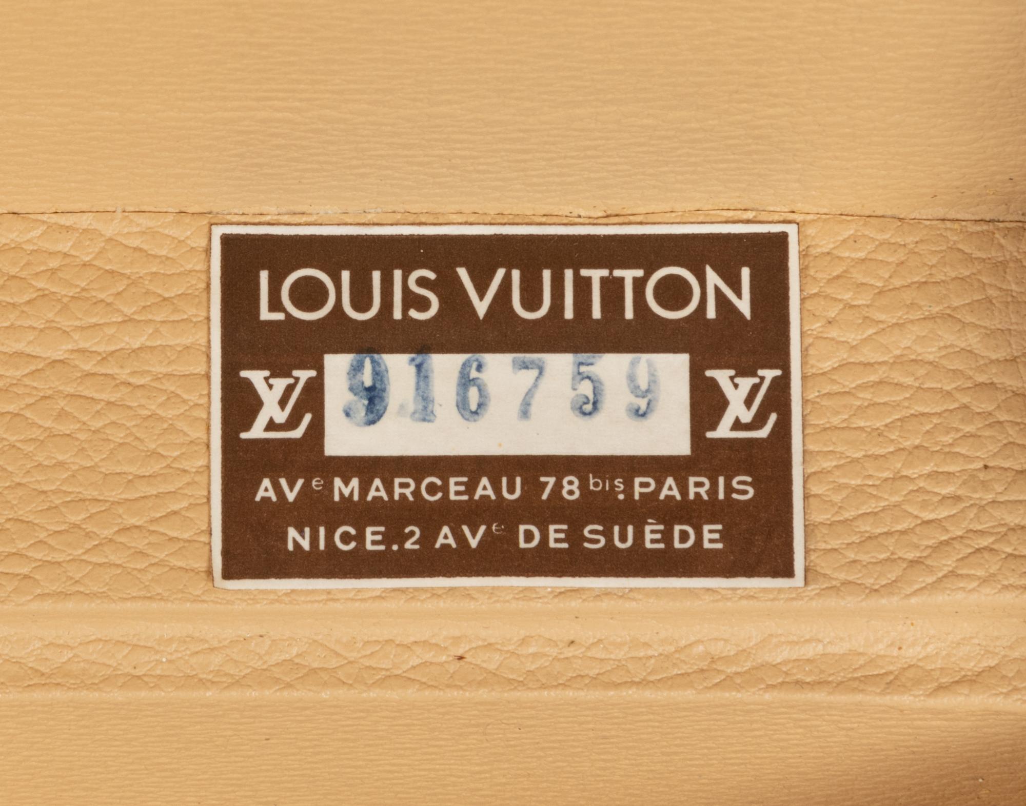 Louis Vuitton Alzer 60 Hard Side Suitcase in Monogram Canvas, Mid 20th Century