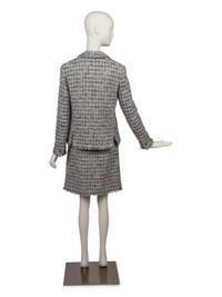 Chanel Silver Skirt Suit, 2010s