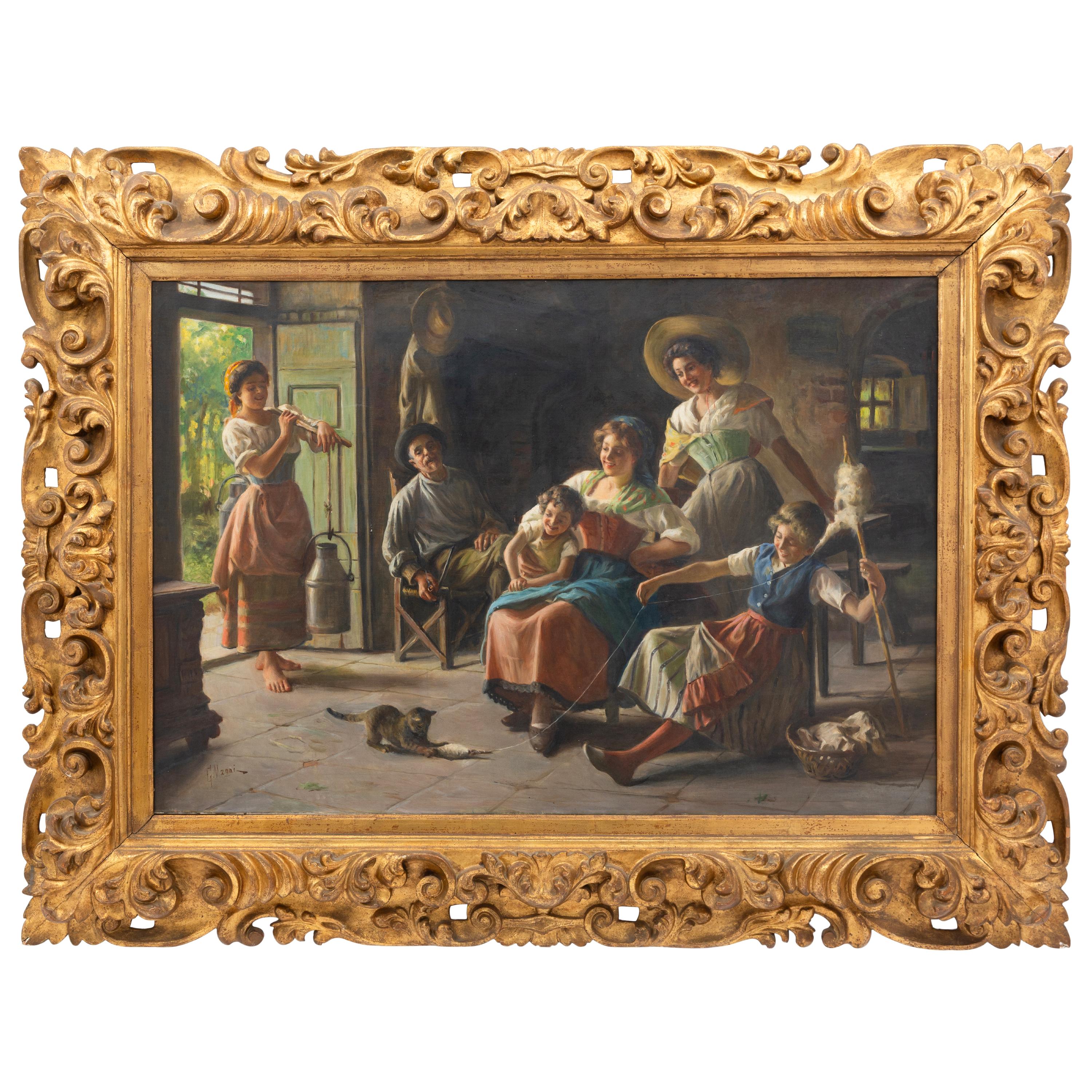 Giuseppe Magni (Italian, 1869-1956) — The Happy Family