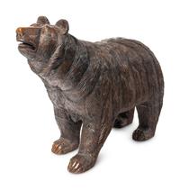 A Swiss Black Forest Carved Walnut Bear
