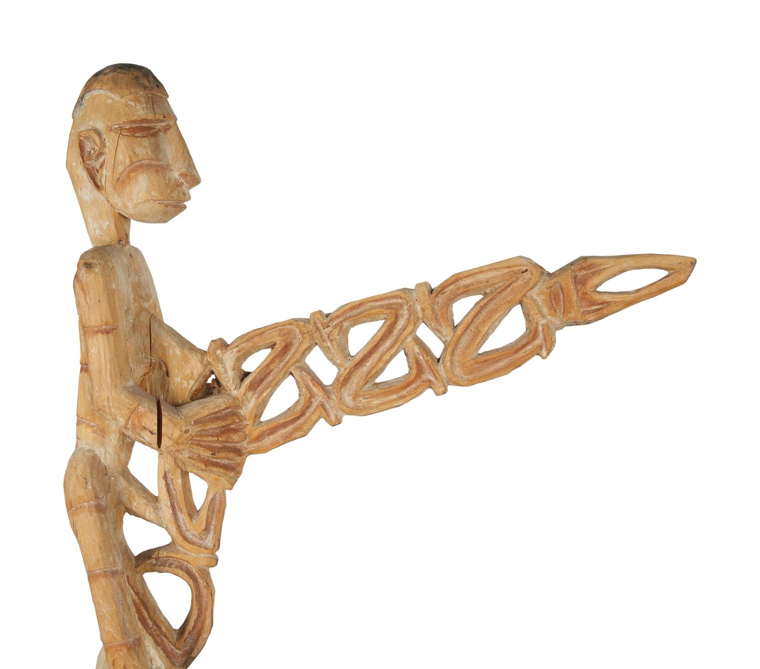 An Asmat Bis Pole