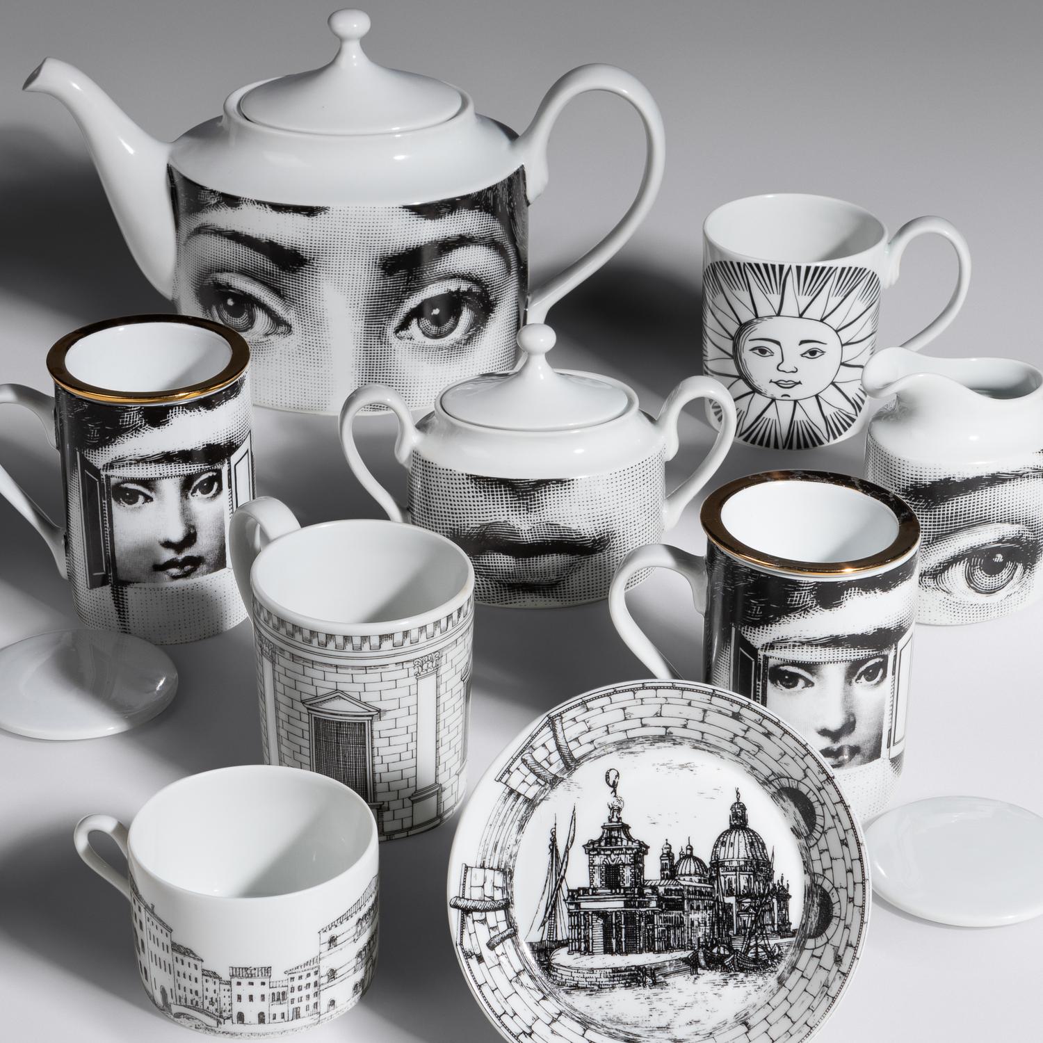 Collection of Coffee Related Items, Tema e Variazioni n.21 Fornasetti, Italy