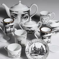 Collection of Coffee Related Items, Tema e Variazioni n.21 Fornasetti, Italy