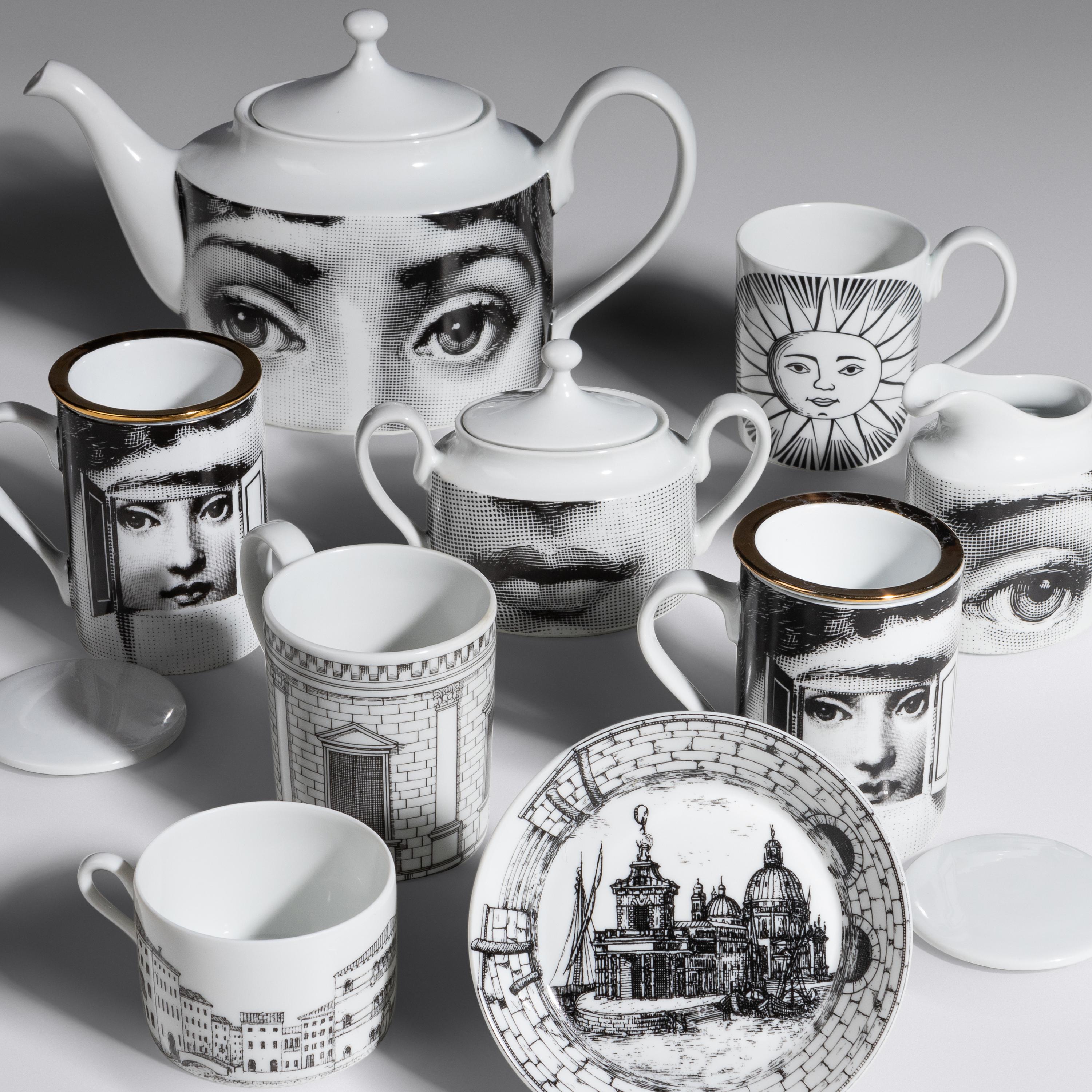 Collection of Coffee Related Items, Tema e Variazioni n.21 Fornasetti, Italy