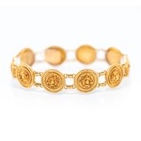 CASTELLANI, ARCHAEOLOGICAL REVIVAL, YELLOW GOLD BRACELET