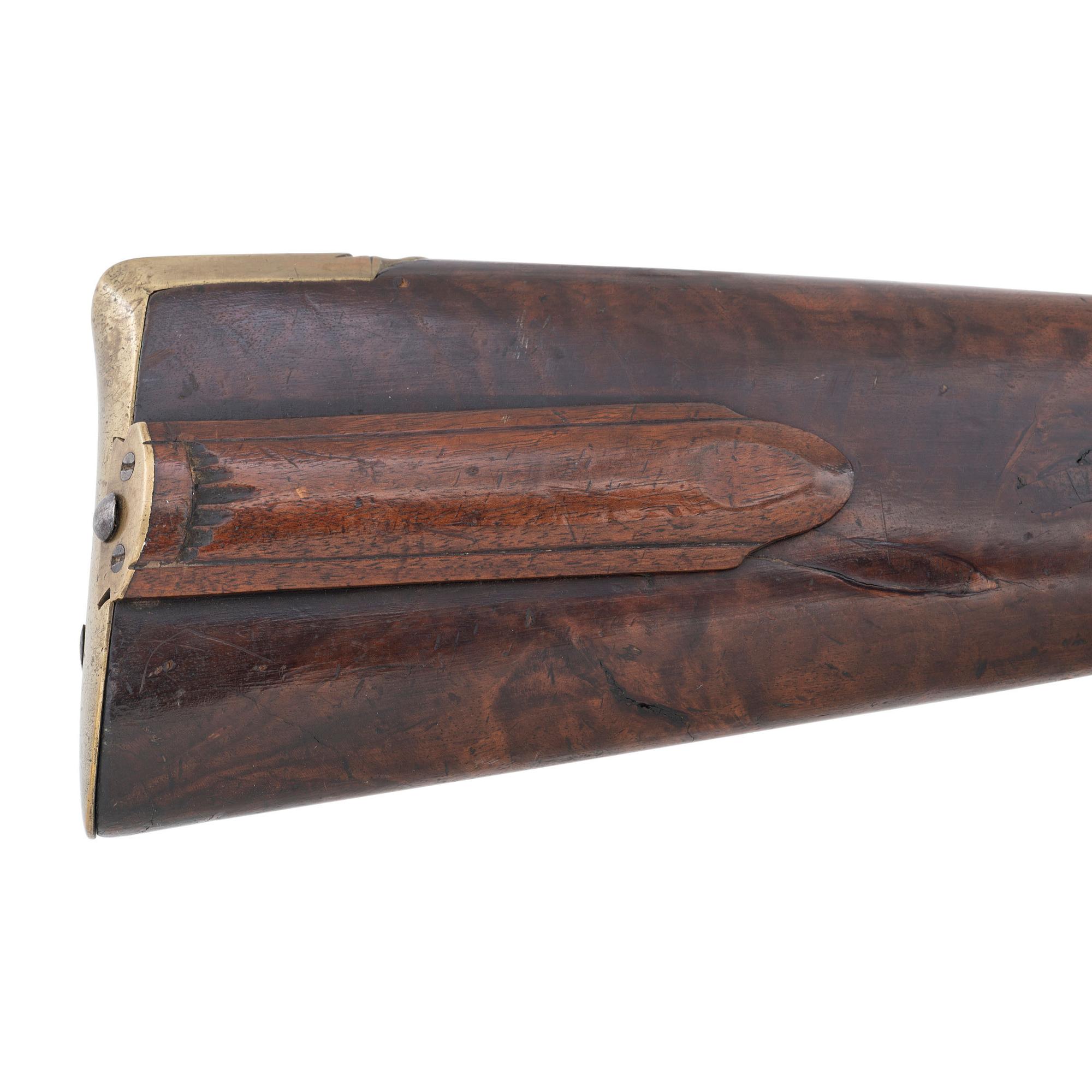 Late 18th/Early 19th Century Percussion Converted Jaeger Rifle by Johann Christian Paul Baetz of Nurnberg