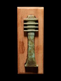 An Egyptian Faience Djed Pillar
