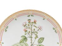 A Royal Copenhagen Flora Danica Porcelain Circular Platter
