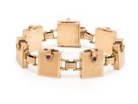 TIFFANY & CO., RETRO, YELLOW GOLD 'DEAREST' BRACELET