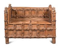 An Indian Teakwood Bench
