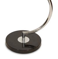Three Contemporary Chrome and Glass Side Tables